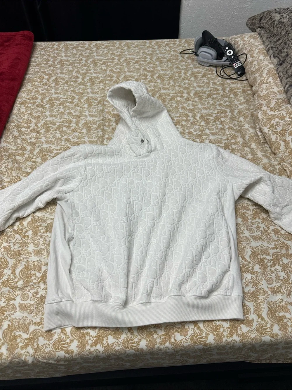 Dior Oblique Hoodie White